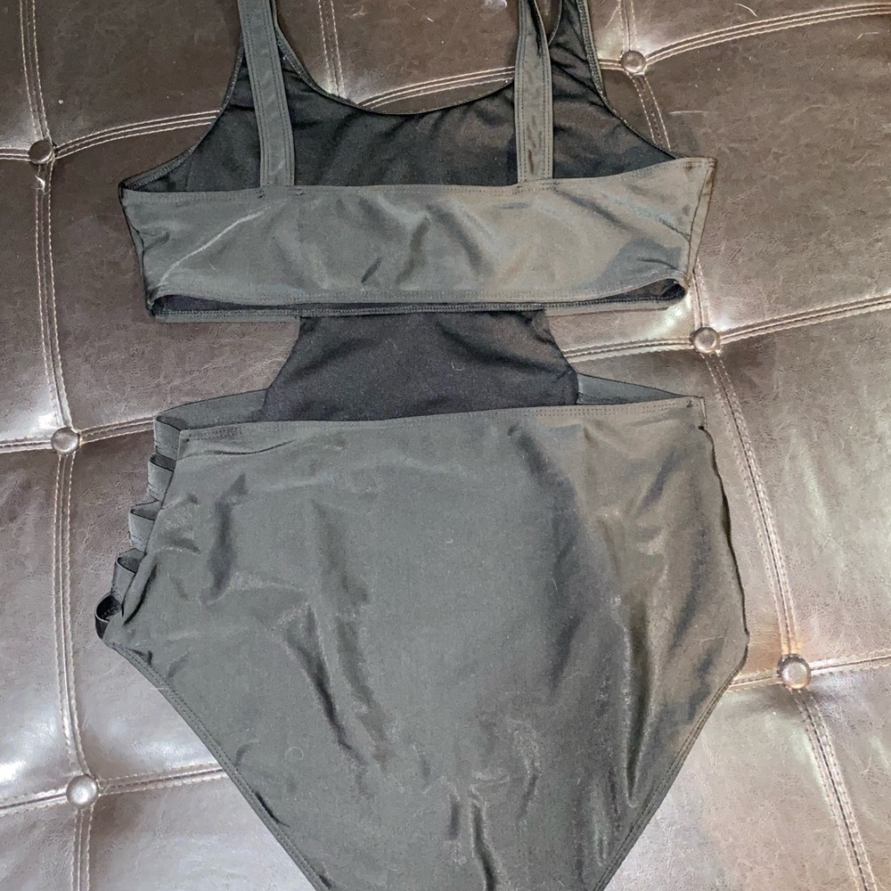 Black Cutout One-Piece Swimsuit